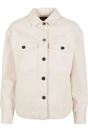Urban classics Allwetterjacke Damen Ladies Oversized Shirt Jacket (1-St)