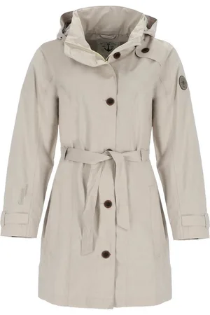 Blue Wave Funktionsmantel Damen Funktions-Trenchcoat Jennifer - Regenjacke mit Dekorknöpfen - Verkäufer: tomBrook GmbH