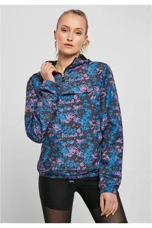 Urban classics Windbreaker Damen Ladies Camo Pull Over Jacket (1-St)