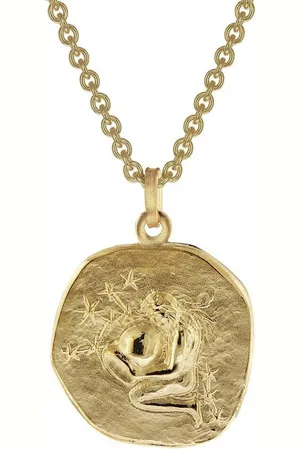 trendor Kette mit Anhänger Wassermann Sternzeichen Ø 20 mm Gold auf Silber - Verkäufer: uhrcenter