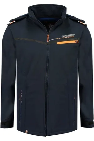 Geographical Norway Softshelljacke Herren Softshell Übergangsjacke mit abnehmbarer Kapuze mit Stehkragen, mit abnehmbarer Kapuze - Verkäufer: leyoley