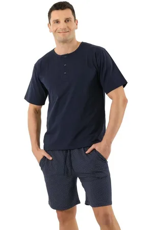 ALBERT KREUZ Schlafanzug Pyjama kurz atmungsaktiv (1 Set bestehend aus Oberteil und Hose) - Verkäufer: