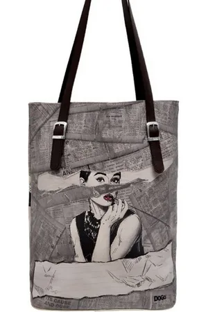 Dogo Umhängetasche Tallbags Go Back To Being Yourself Damen Handtaschen (Fashion), Vegan
