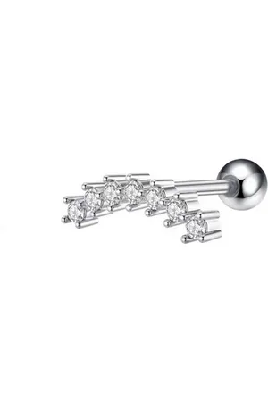 Karisma Nasenpiercing Labret/Lippe Medusa Ohrpiercing Tragus Helix Piercing Ohrring HLE22, 1,2mm Stärke 8mm Edelstahlsteg - Verkäufer: Schmuck