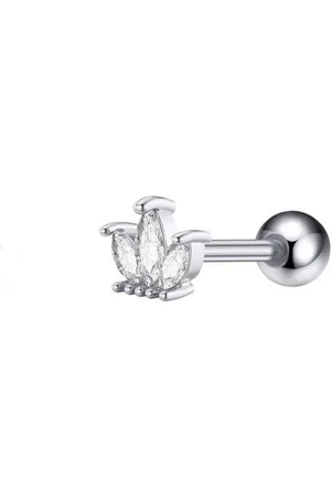 Karisma Nasenpiercing Labret/Lippe Medusa Ohrpiercing Tragus Helix Piercing Ohrring Tulpe, Stärke 1,2mm Länge 8mm aus Edelstahlsteg - Verkäufer: Schmuck