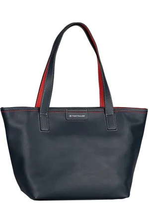 TOM TAILOR Shopper Miri Mare, maritimer Stil mit Kontrastnähten und durchdachten Farbakzenten