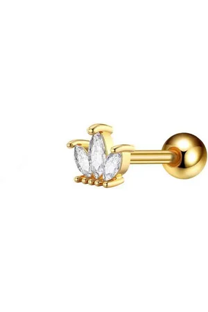 Karisma Nasenpiercing Labret/Lippe Medusa Ohrpiercing Tragus Helix Piercing Ohrring Tulpe, Stärke 1,2mm Länge 8mm aus Edelstahlsteg - Verkäufer: Schmuck