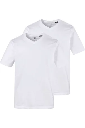 JP 1880 T-Shirt T-Shirts Basic 2er-Pack V-Ausschnitt Halbarm (2-tlg) - Verkäufer: Popken Fashion Group