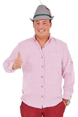 Trachtenland T-Shirt Kariertes Trachtenhemd Anton für Herren zur Oktobe - Verkäufer: