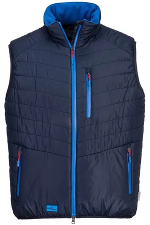 Blue Wave Steppweste Herren Weste Lennart Daunenoptik - Gesteppt Gefütterter Fleece-Kragen - Verkäufer: tomBrook GmbH