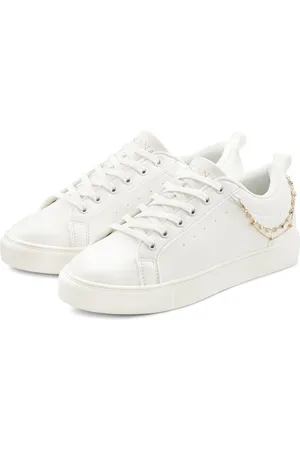 Lascana Sneaker modisches Ketten-Element, Schnürhalbschuhe, Freizeitschuhe VEGAN