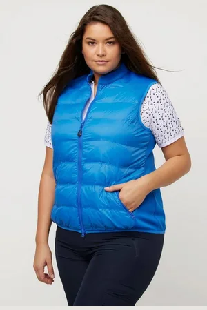 Ulla Popken Steppweste Golf-Hybridweste Powerstretch 2-Wege-Zipper - Verkäufer: Popken Fashion Group