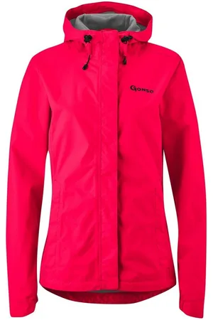 Gonso Fahrradjacke Sura Light Damen Regenjacke wind- und wasserdicht, Radjacke mit Kapuze