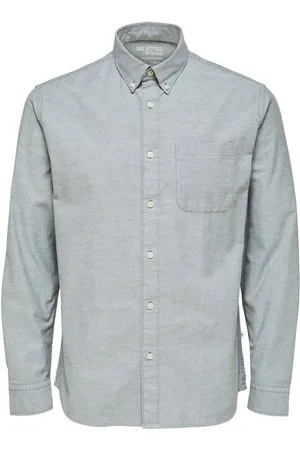 SELECTED Langarmhemd SLHREGRICK-OX FLEX (1-tlg) - Verkäufer: Jeans-direct