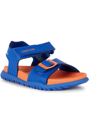 Geox J SANDAL FOMMIEX BOY Badesandale, Sommerschuh, Poolslides, Klettschuh, mit Klettverschluss