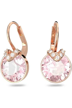 Swarovski Paar Ohrhänger Bella V Drop-Ohrhänger, Rundschliff, 5662093, 5662114, mit ® Kristall