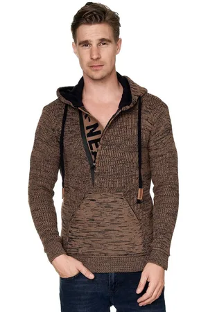 Rusty Neal Kapuzensweatshirt mit stylischem Ausschnitt