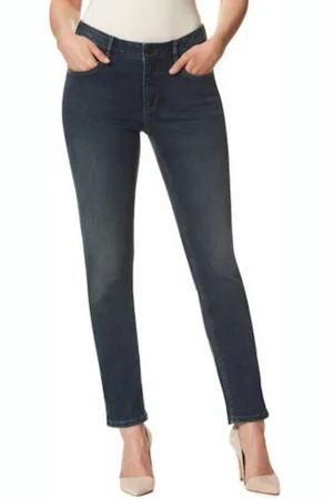 Stooker Women Straight-Jeans Zermatt Stretch - Straight Fit - Mid Blue Denim - Verkäufer: Jeanstotal
