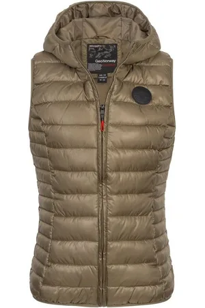 Geographical Norway Steppweste Stepp weste Kapuze Übergangs Herbst Winter Weste Windbreaker - Verkäufer: fashion-victim-style