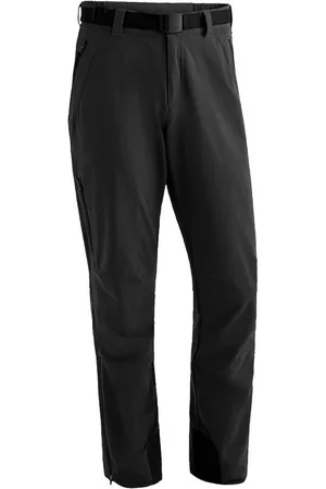 Maier Sports Funktionshose Naturno Herren Outdoorhose, robuste Trekking-Hose, 3 Taschen und Gürtel