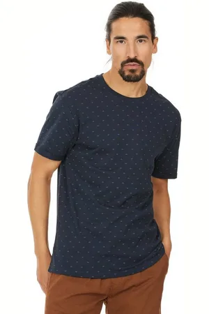 Cruz T-Shirt Kellaro mit dezentem Allover-Print