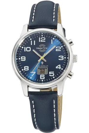 Master Time Funkuhr Super Power MTLA-10818-32L, Armbanduhr, Quarzuhr, Damenuhr, Datum, Leuchtzeiger