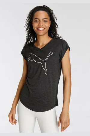 PUMA Trainingsshirt TRAIN FAVORITE HEATHER CAT TEE