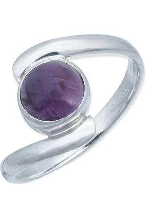 mantraroma Silberring 925er Silber mit Amethyst - Verkäufer: