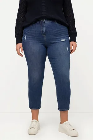 Ulla Popken Regular-fit-Jeans Mom-Jeans lässige Passform 5-Pocket-Schnitt - Verkäufer: Popken Fashion Group