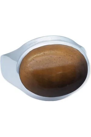 mantraroma Silberring URGAMAL aus 925 Silber mit Tigerauge (Ring mit Schmuckbeutel), Damenring aus 925er Silber - Verkäufer: