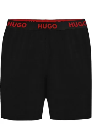HUGO BOSS Shorts Sporty Logo Shorts mit sichtbarem Bund mit Marken-Logos - Verkäufer: bonvenon