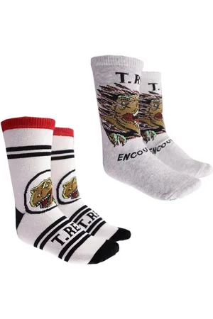 Jurassic World Langsocken T-Rex Jungen lange Socken im 2-er Pack Gr. 27 bis 38 - Verkäufer: WS-Trend