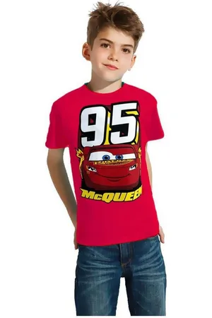 Cars Print-Shirt Jungen T-Shirt McQueen Gr.98 104 110 116 128 - Verkäufer: coole-fun-t-shirts