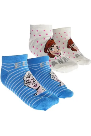 Disney Kurzsocken Die Eiskönigin Elsa Anna Kinder Mädchen Socken 2-er Pack Gr. 23 bis 34 - Verkäufer: WS-Trend