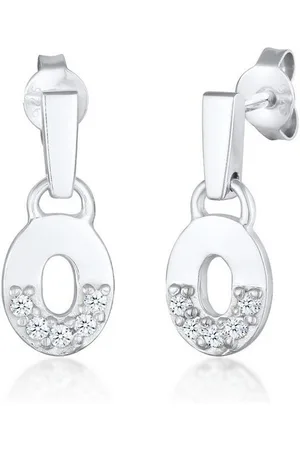 Elli DIAMONDS Paar Ohrstecker Diamant Ohrhänger 925 Silber, Diamant - Verkäufer: JULIE & GRACE GmbH