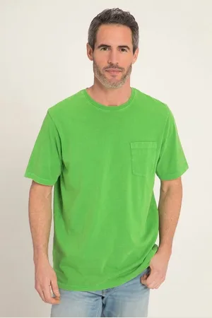 JP 1880 T-Shirt T-Shirt Biobaumwolle acid washed Flammjersey - Verkäufer: Popken Fashion Group