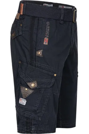 Geographical Norway Shorts Herren Cargo Shorts kurze Hose knielang Short Bermuda Sommer Freizeit - Verkäufer: fashion-victim-style