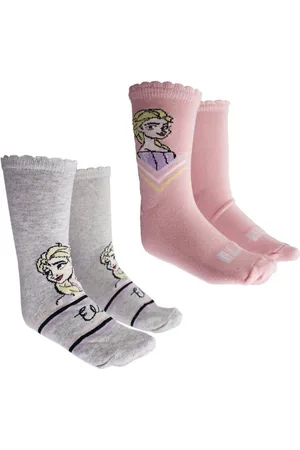 Disney Langsocken Die Eiskönigin Elsa Kinder lange Socken 2-er Pack Gr. 23 bis 34 - Verkäufer: WS-Trend