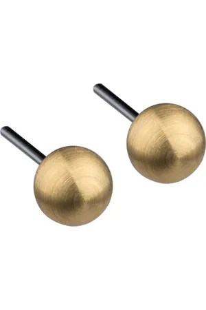 ERNSTES Paar Ohrstecker Ohrringe Kugeln Edelstahl goldfarben - Verkäufer: Schmuck-Uhren-Trends