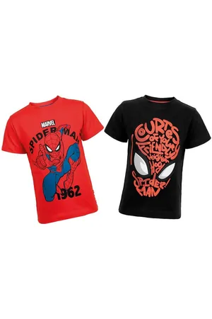 SPIDERMAN Print-Shirt 2x Jungen T-Shirt Doppelpack 92 98/104 110/116 122/128 - Verkäufer: coole-fun-t-shirts