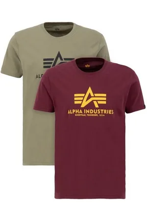 Alpha Industries T-Shirt Basic T 2 Pack (2-tlg) - Verkäufer: SAGATOO