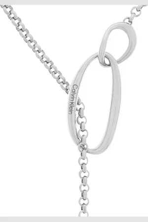 Calvin Klein Kette mit Anhänger Schmuck Edelstahl Halsschmuck Halskette Erbskette SCULPTURAL