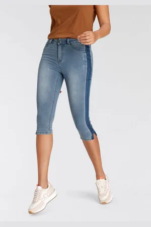 ARIZONA Caprijeans Ultra Stretch extraenge Passform, knieumspielende Länge, hohe Leibhöhe