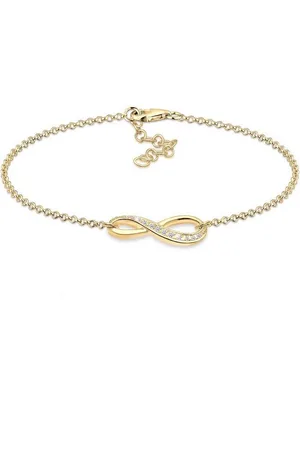 Elli Armband Infinity/Unendlichkeit mit Zirkonia 925 Silber, Infinity - Verkäufer: JULIE & GRACE GmbH