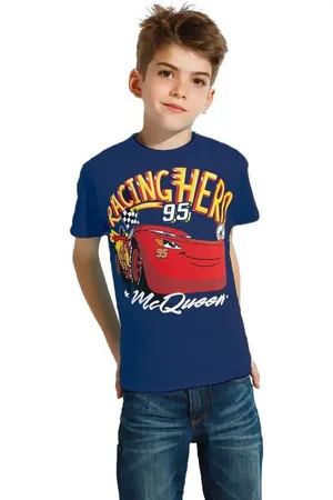 Cars Print-Shirt Jungen T-Shirt McQueen Gr.98 104 110 116 128 - Verkäufer: coole-fun-t-shirts