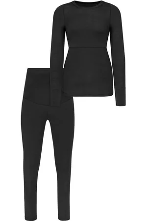 Normani Umstandsleggings Merino Unterwäsche Umstandsmode Garnitur Set Umstandspullover und Umstandshose aus RWS Merinowolle - Verkäufer: