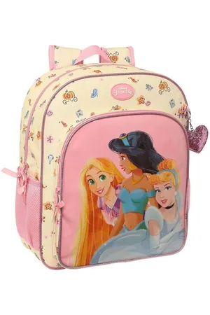 Disney Rucksack Schulrucksack Magical Beige Rosa 32 x 38 x 12 cm - Verkäufer: woolloom