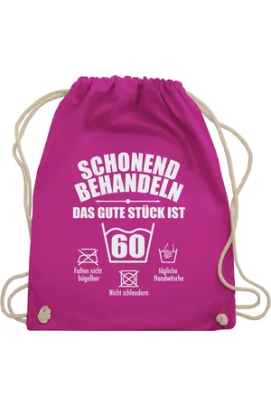 Shirtracer Turnbeutel Schonend behandeln das gute stück ist 60, 60. Geburtstag - Verkäufer: