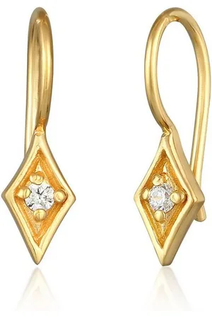 Elli DIAMONDS Paar Ohrhänger Diamant (0,06 ct) Raute 925 Sterling Silber, Diamant - Verkäufer: JULIE & GRACE GmbH