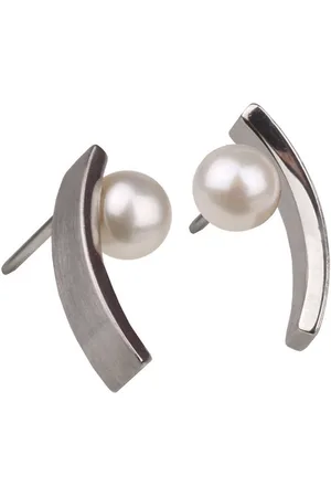 ERNSTES Paar Ohrstecker Ohrschmuck Ohrringe Edelstahl mit Perlen E187 - Verkäufer: Schmuck-Uhren-Trends